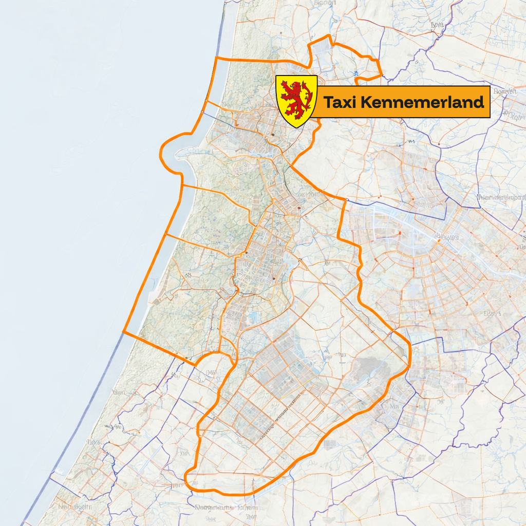 Taxi Kennemerland - Kennemerland Rijgebied